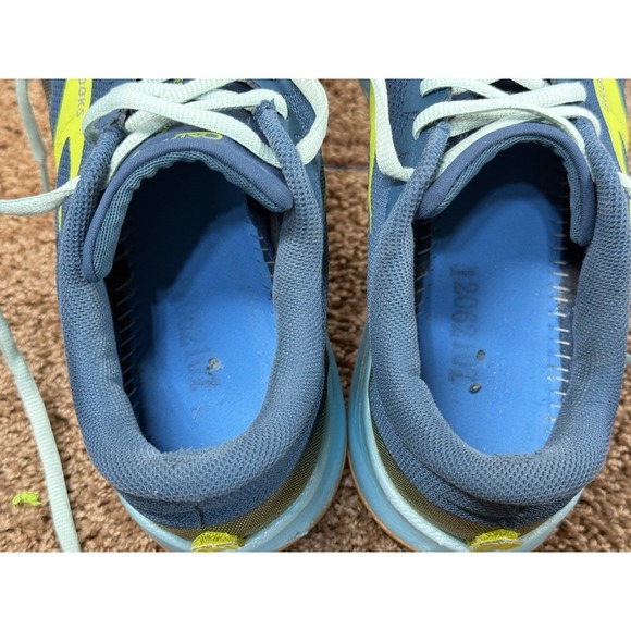 Brooks Catamount Mens Size 11.5 Trail Running Blue/Lime Sneakers - NO INSOLES - main image 11